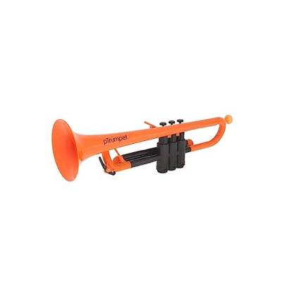 pTrumpet 700632 Trompete mit Tasche und Mundstück orange von pTrumpet
