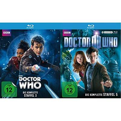 Doctor Who - Die komplette 3. Staffel [Blu-ray] & Doctor Who: Die komplette Staffel 5 [6 Blu-rays] von polyband Medien