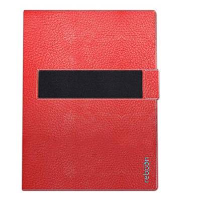 Hülle für Acer Iconia Tab A700 Cover Case Bumper | in Rot Leder | Testsieger von reboon