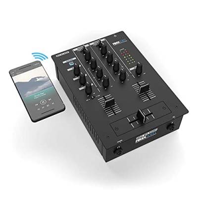 Reloop RMX-10 BT 2-Kanal Bluetooth DJ-Mixer mit eingebauter Bluetooth-Konnektivität, schwarz von reloop