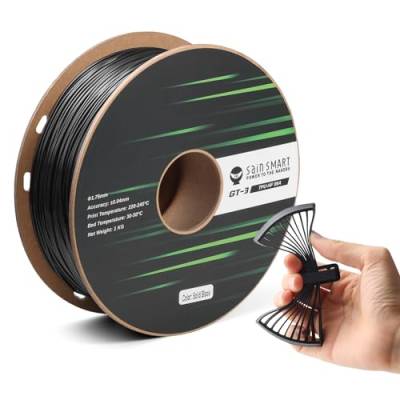 SainSmart High Flowability Solid Color TPU Filament 1.75mm für Hochgeschwindigkeitsdruck 500 mm/s, 1kg, Schwarz von sainsmart