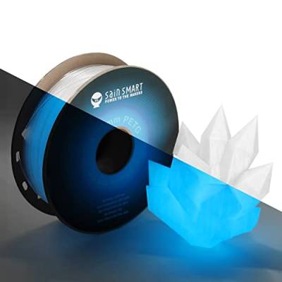 SainSmart PRO-3 PETG 3D-Drucker Filament 1,75 mm, Leuchtend Blau, 1KG Spule, Maßgenauigkeit +/- 0,02 mm von sainsmart