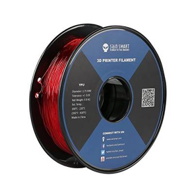 SainSmart TPU 3D-Drucker Filament, 1,75 mm, 0,8 kg, Rot von sainsmart