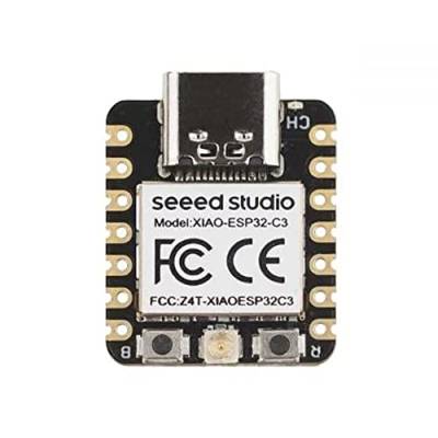 Seeed Studio XIAO ESP32C3 - Tiny MCU Board mit Wi-Fi und BLE für IoT-Steuerungsszenarien. Mikrocontroller mit Batterieladung, energieeffizient und Reichhaltige Schnittstelle für winziges maschinelles von seeed studio