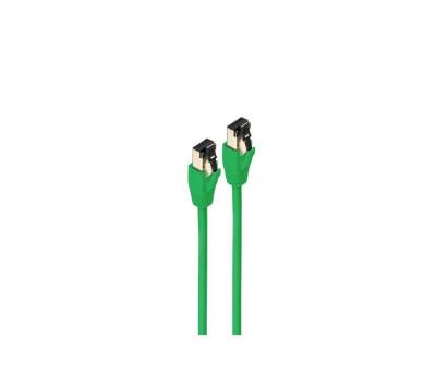 shiverpeaks® Patchkabel cat 8.1 F/FTP PIMF LSZH grün 1,0m LAN-Kabel, RJ-45, (100 cm) von shiverpeaks®