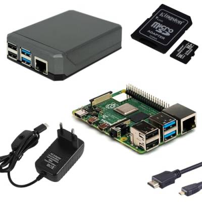 Raspberry Pi 4 Model B 4GB Desktop-Starter-Kit (32 GB) Argon Neo von smart-home-komponente