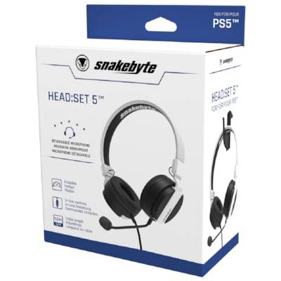 Snakebyte Playstation Headset HEAD:SET 5 (PS5) weiß von snakebyte distribution GmbH