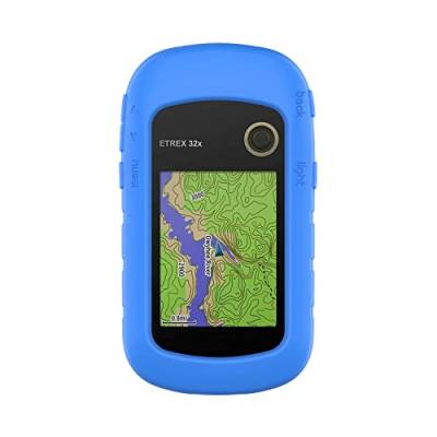 subtel® Schutzhülle kompatibel mit Garmin eTrex 10 20 20x 22x 30 30x 32x Silikonhülle - Schutz Tasche Silikon Hülle, Fahrrad Navi Case - GPS Cover Bumper Etui Blau von subtel