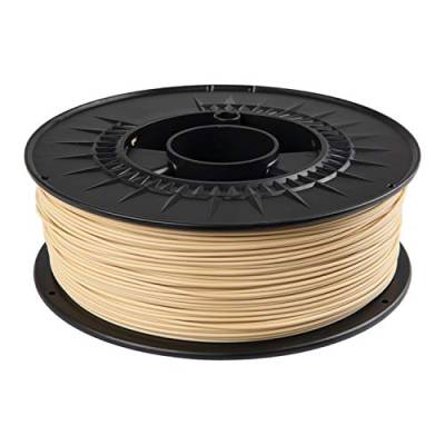 super-filament PLA Filament PRO 1.75 mm 1kg für 3D Drucker ähnl. RAL Farben (Hellelfenbein RAL 1015) von super-filament