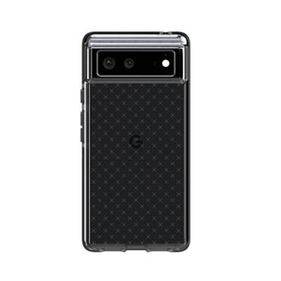 tech21 Evo Check for Google Pixel 6 - Ultra-Protective Phone Case with 16ft Multi-Drop Protection Smokey/Black von tech21