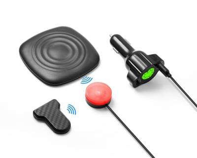 Technaxx Auto Baby-Alarm TX-162 - Kinder-Autositz Sicherheitssystem, USB-Ladebuchse, Kinder-Alarmanlage, gegen unbeabsichtigtes Vergessen des Kindes im Auto mit Alarmfunktion, für jedes Auto von technaxx