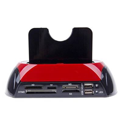 TEMPO DI SALDI Dockingstation 2 Festplatte 2.5 3.5 SATA IDE E-Sata USB 2.0 3.0 HDD Player von tempo di saldi