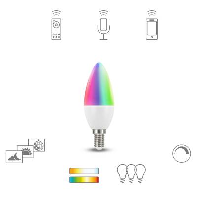 Müller Licht tint white+color LED-Lampe E14 4,9W von tint