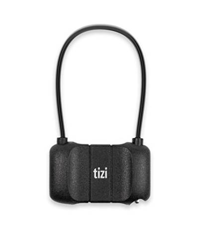 equinux tizi Schlingel (Lightning, schwarz) – praktisches, doppelseitiges Lightning-USB-Kabel mit smartem tizi flip USB-Stecker (reversibel), Apple Mfi Zertifiziert von tizi