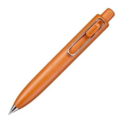 uni One P Gel Pen | 0.38mm | Black Ink (Mandarin Orange) von uni