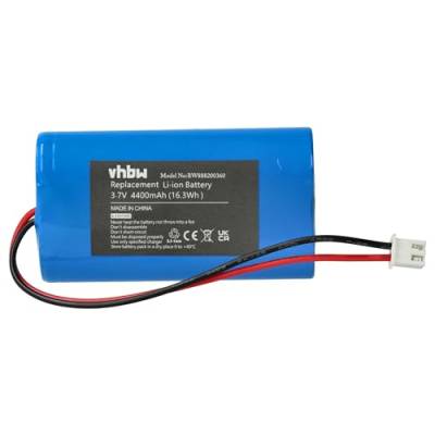 vhbw Akku Ersatz für Zafferano BAT04703706701900 für Tischlampe, Nachttischlampe (4400mAh, 3,7V, Li-Ion) von vhbw