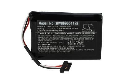 vhbw Ersatz für Mio BP-DG500-11/1500 MX für Akku Li-Ion 2200 mAh (3,7 V) von vhbw