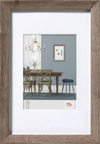 walther+ design EF040N Bilder Wechselrahmen Papierformat: 20 x 27cm Nussbaum von walther+ design