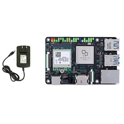 youyeetoo Tinker Board 2S RK3399 16GB EMMC HDMI2.0 Unterstützt Dual-Display Bis zu 4K HUD,WiFi/BT5.0/USB3.2x4/40PIN GPIO/MIPI DSI x1 /MIPI CSI-2 x1, Debian 9 Android 10 für AIOT (4GB,mit EU Power) von youyeetoo