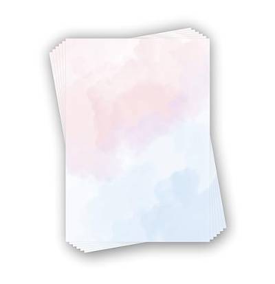 Briefpapier Pastellwolke DIN A4 (20) von zartbesaitet.com Schöne Produkte aus Papier