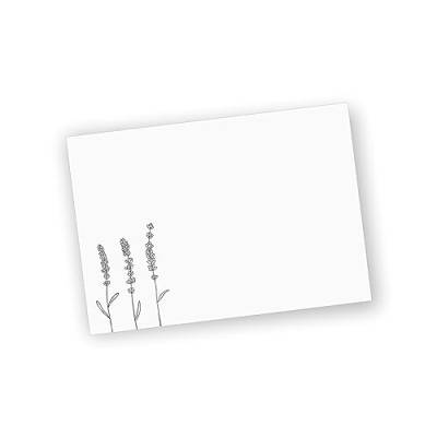 Briefumschläge DIN C6 haftklebend bedruckt (Lavendel, 20) von zartbesaitet.com Schöne Produkte aus Papier