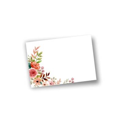 Briefumschläge DIN C6 haftklebend bedruckt (blumig, 50) von zartbesaitet.com Schöne Produkte aus Papier