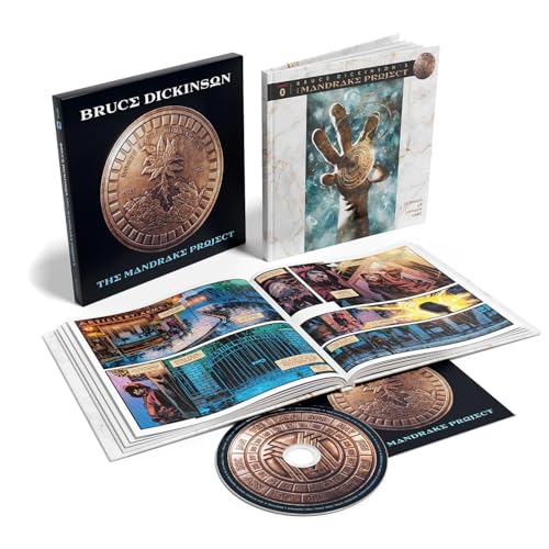 Bruce Dickinson, Neues Album 2024, The Mandrake Project, Super Deluxe CD Bookpack Edition inkl. Comic von .