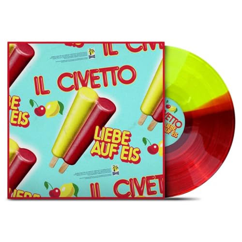 Il Civetto, Neues Album 2024, Liebe auf Eis, Streng Limitierte Split-Coloured Vinyl Edition (Gelb-Rot) mit 12 Tracks, Innenhülle bedruckt mit Songtexten, LP von .