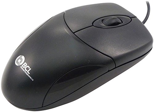 Klassische 3-Tasten-Maus, Computeranschluss, USB, Mausfarbe schwarz, Mausgröße Standard, Mäuse-Computerprodukte, 1 Stück in Packung - LM888 von (UNBRANDED)