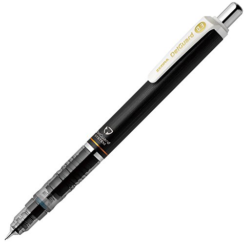 Zebra Druckbleistift, Del Guard, 0,3 mm, Schwarz (P-MAS85-BK) von Zebra Pen