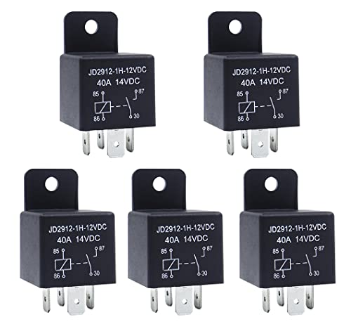 Car Relais 12V 40A 4 Pin Ralais Auto KFZ Relay for Auto oder Moto Schalter Vorspeisen (5) von 通用