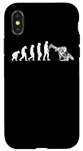 Evolution Wrestling Wrestling Wrestling Wrestler T-Shirt Hülle für iPhone X/XS von 武道 アクセサリー 贈り物