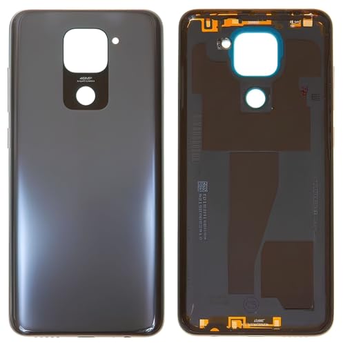 通用 Gehäuse Backcover Akkudeckel Ersatz Reparaturteile kompatibel mit Xiaomi Redmi Note 9 (schwarz, mit Seitentaste, M2003J15SC, M2003J15SG, M2003J15SS) von 通用