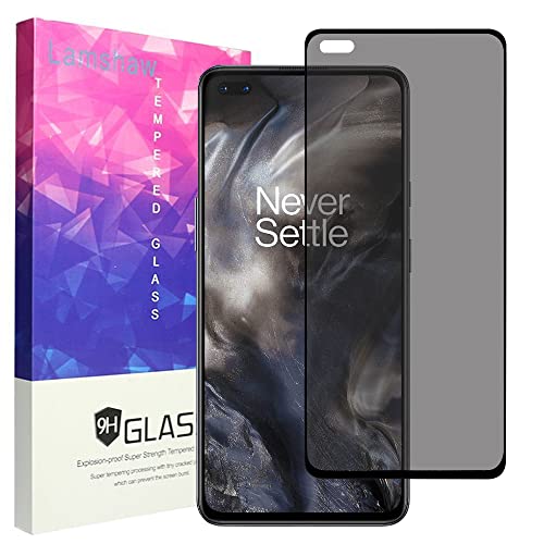 通用 Giaogor Blickschutzfolie Kompatibel für Oneplus Nord, Privacy Displayschutz mit 9H Härte - Anti-Spy Sichtschutzfolie für Oneplus Nord (Schwarz) von 通用