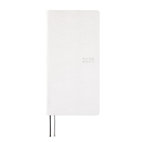 Hobonichi Techo 2025 Weeks [Englisch/Hoch und Schlank/Januar Start/Planer] Paper Series: Platinweis von ほぼ日