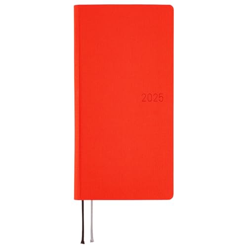 Hobonichi Techo 2025 Weeks MEGA [Englisch/Hoch und Schlank/Januar Start/Planer] Colors: Chili-Pfeffer von ほぼ日