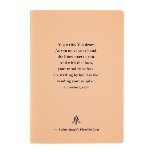 ほぼ日 Hobonichi Techo Accessories Fireside Chat Notebook - Lined (B6 Size) von ほぼ日