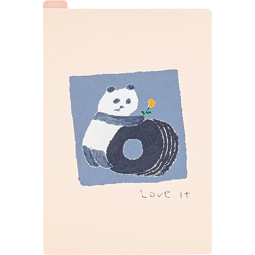 Hobonichi Techo Accessories Jin Kitamura: Hobonichi Pencil Board for A6 Size (Love it (Panda)) von ほぼ日