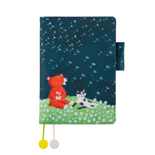 Hobonichi Techo Cousin Cover [A5 Planer Cover Only] Keiko Shibata: Gentle breeze in a dandelion field von ほぼ日