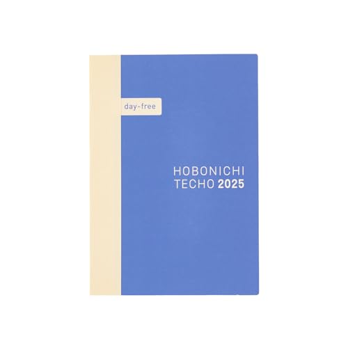 Hobonichi Techo 2025 Day-Free Book [Japanisch/A6/Januar Start/Montag Start/Millimeterpapier Heft/Planer] von ほぼ日