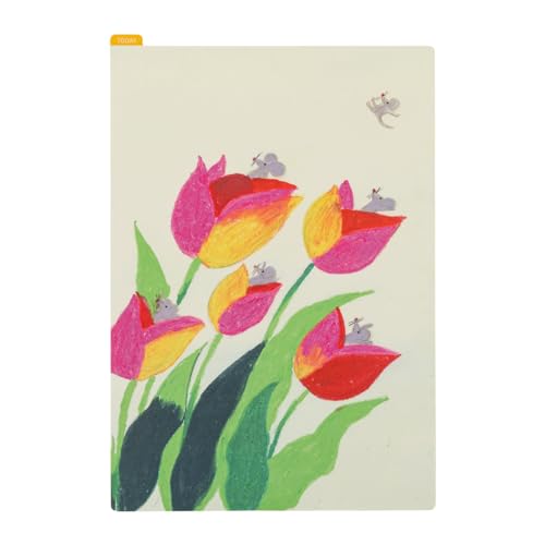 Hobonichi Techo Kalender Zubehör Keiko Shibata: Pencil Board for A5 Size (Swaying tulips) von ほぼ日