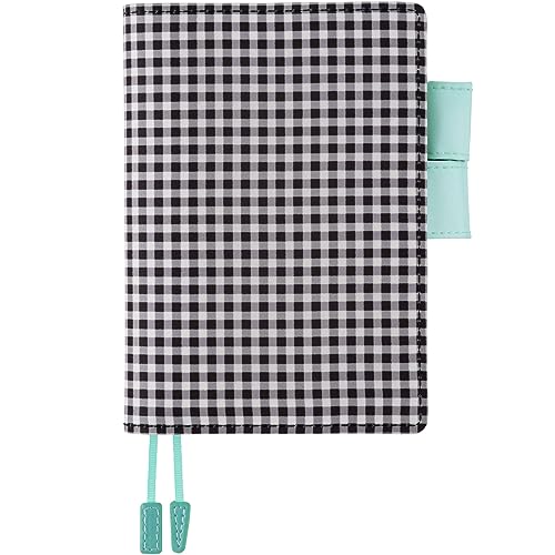 Hobonichi Techo Original & Planner Cover [A6 Cover Only] Gingham (Black) von ほぼ日
