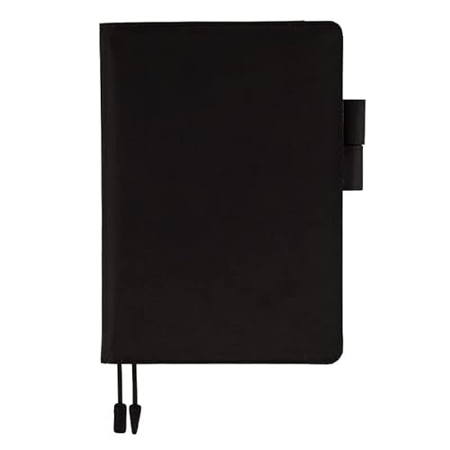 Hobonichi Techo Original & Planner Cover [A6 Cover Only] Leather: TS Basic - Black von ほぼ日