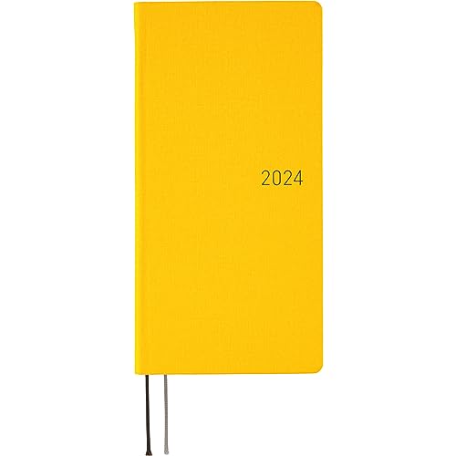 Hobonichi Techo Weeks [English/Tall and Slim Size/January 2024 Start] Colors: Poppin’ Yellow von ほぼ日
