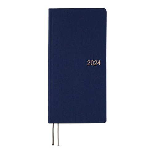 Hobonichi Techo Weeks [Japanisch/Wochenplaner/Pocket Kalender/Apr 2024 Beginn] Colors: Deep Navy von ほぼ日