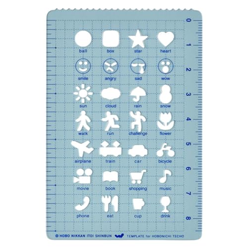 Hobonichi Template Activity Hobonichi Notebook Original Schreibwaren Notebook Zubehör Japan Import von ほぼ日