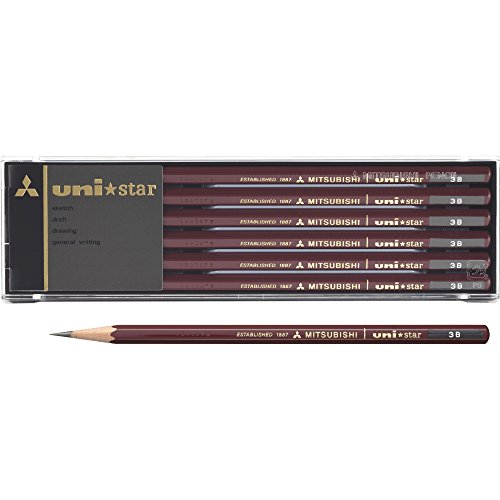 Mitsubishi Pencil Pencil Unister 3B 1 dozen US 3B Japan von 三菱鉛筆