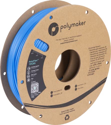 Polymaker PolyFlex TPU-95A Blue - 1,75mm - 750g Polymaker PolyFlex TPU-95A Blue - 1,75mm - 750g von Polymaker
