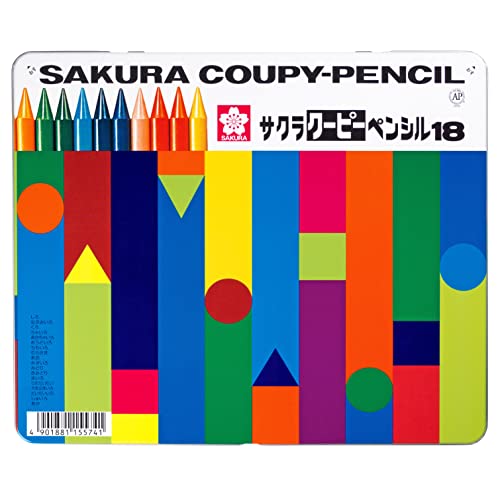 SAKURA COUPY-PENCIL 18 colors colored pencil Can case FY18 (japan import) von Sakura Color