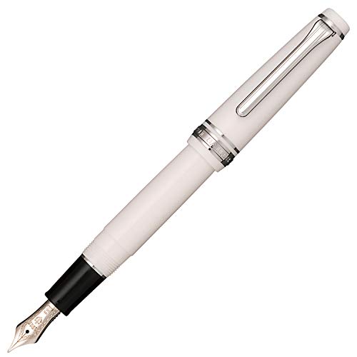 Sailor Pen fountain pen professional gear slim silver in character 11-1222-410 White Sailor Pen fountain pen professional gear slim silver in character 11-1222-410 White von セーラー万年筆